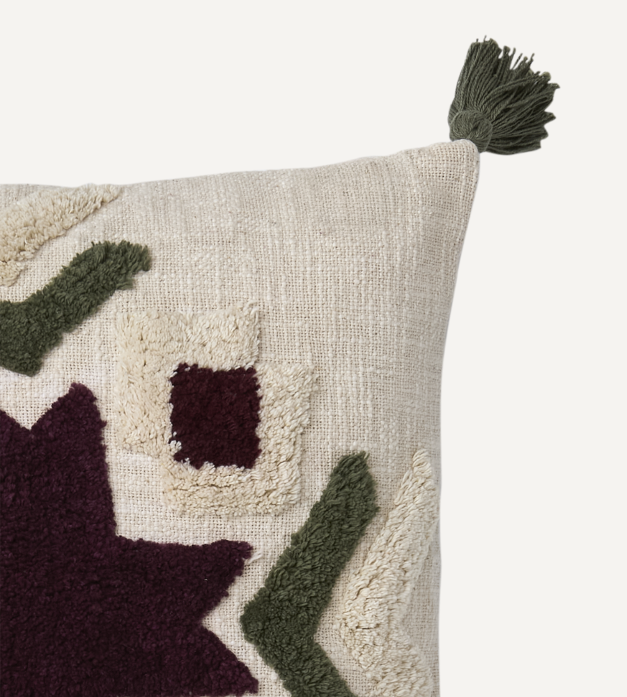 FLORIAN Kuddfodral 50x50, Flerfärgad 2-PACK