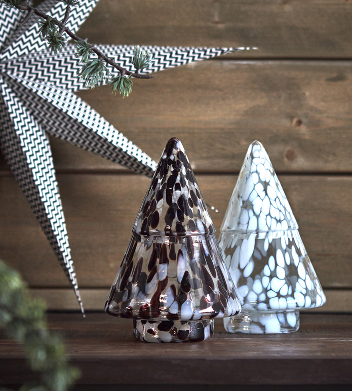 PARTY Skål med lock, Vit/isblå