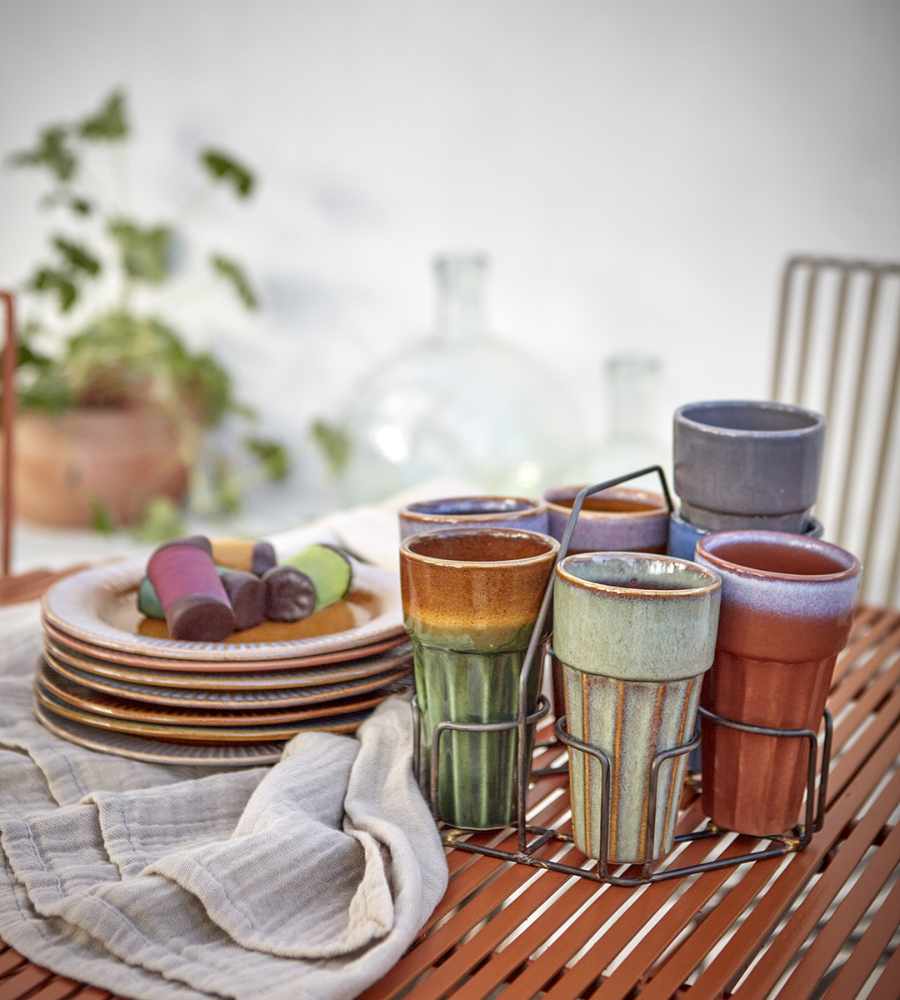 COSTA Kopp L, Senapsgul/flerfärgad