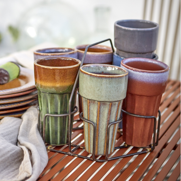 COSTA Kopp L, Senapsgul/flerfärgad