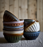 COSTA Skål L, Beige/flerfärgad