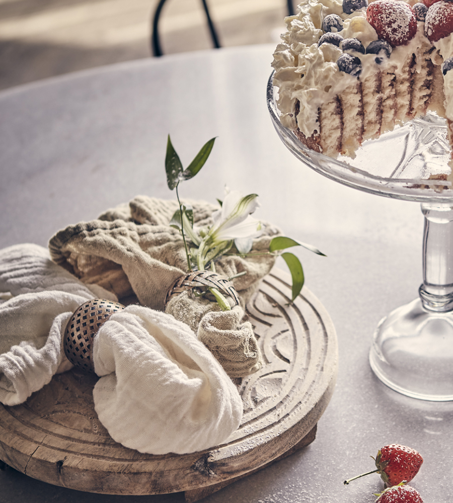 ODIN Servettring Mässingsfärgad 4-PACK