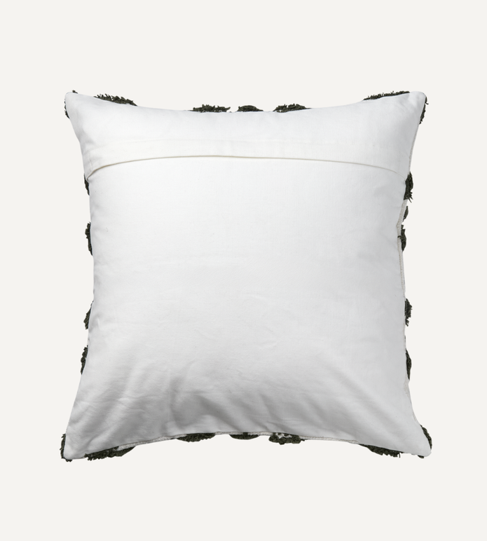 FLORIAN Kuddfodral 50x50 Grön/elfenben 2-PACK