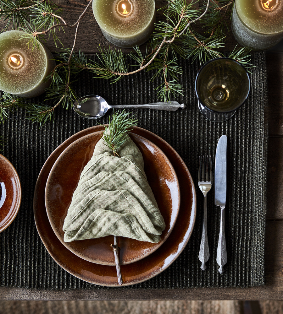 ANNABELLE Tallrik Ø23 , Terrakotta 6-PACK