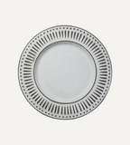 ANTONIA Tallrik Ø28, Grå/elfenben 6-PACK