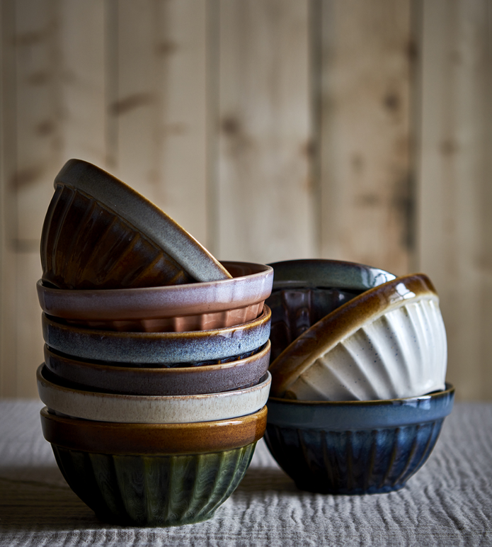 COSTA Skål L, Ljusgrön/flerfärgad