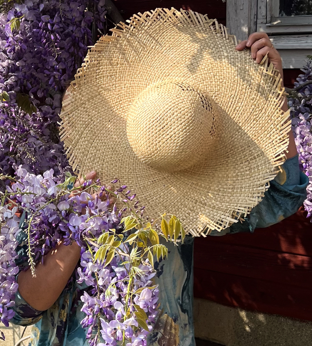 SAN REMO Bred sommarhatt i Sjögräs