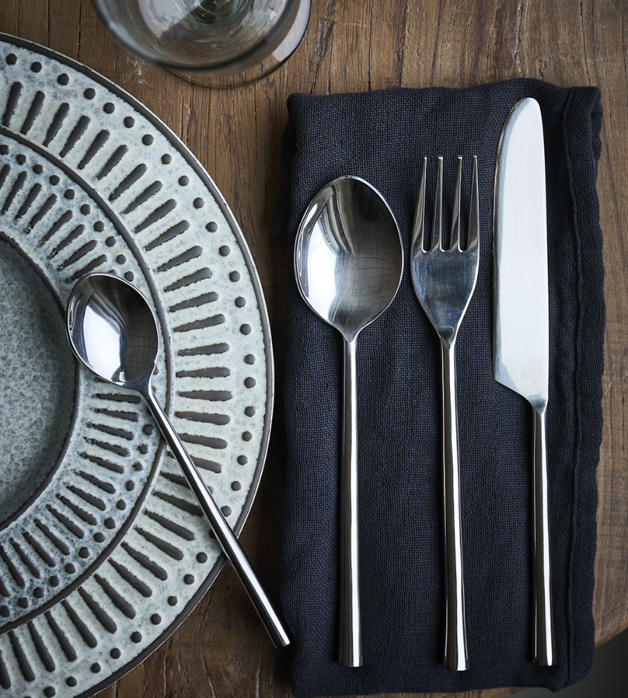 ALVA Tesked, Silverfärgad 12-PACK