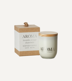 AROMA Doftljus S Lavender, orange & camomile, Brun/vit