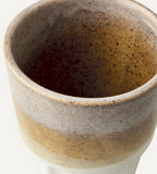 COSTA Kopp M, Elfenben/senapsgul Ø6xH9 cm - 12-PACK