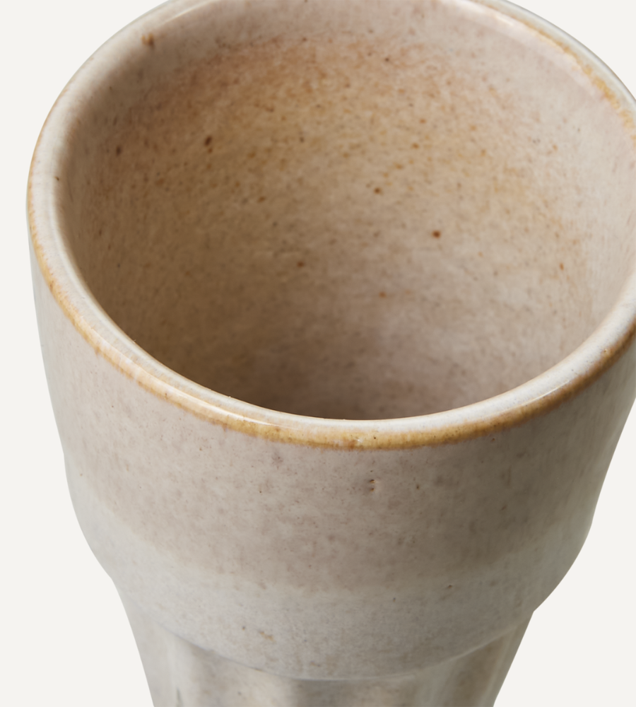 COSTA Kopp M, Beige/flerfärgad Ø6xH9 cm - 12-PACK