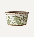 VICTORIA Kruka Vit/grön