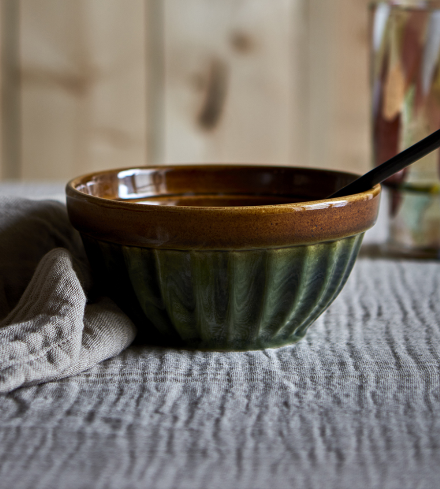 COSTA Skål L, Grön/brun