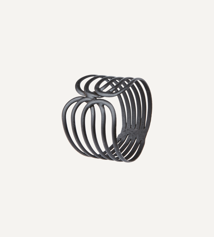 ODIN Servettring, Svart 4-PACK