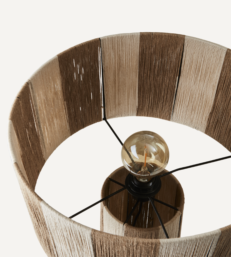 JULLAN Bordslampa M, Elfenben/natur