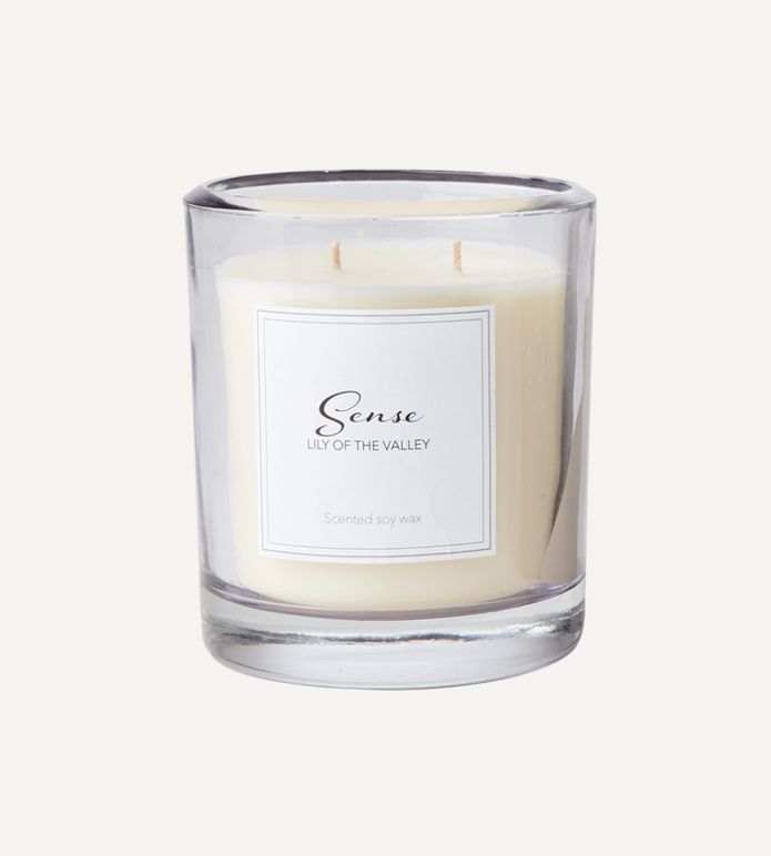 SENSE Doftljus Lily of the valley, Vit