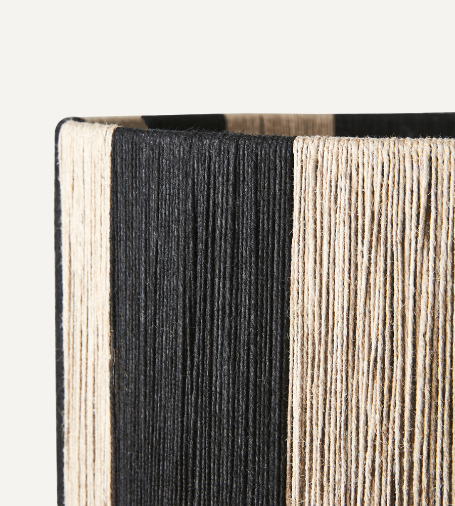 JULLAN Bordslampa M, Svart/natur