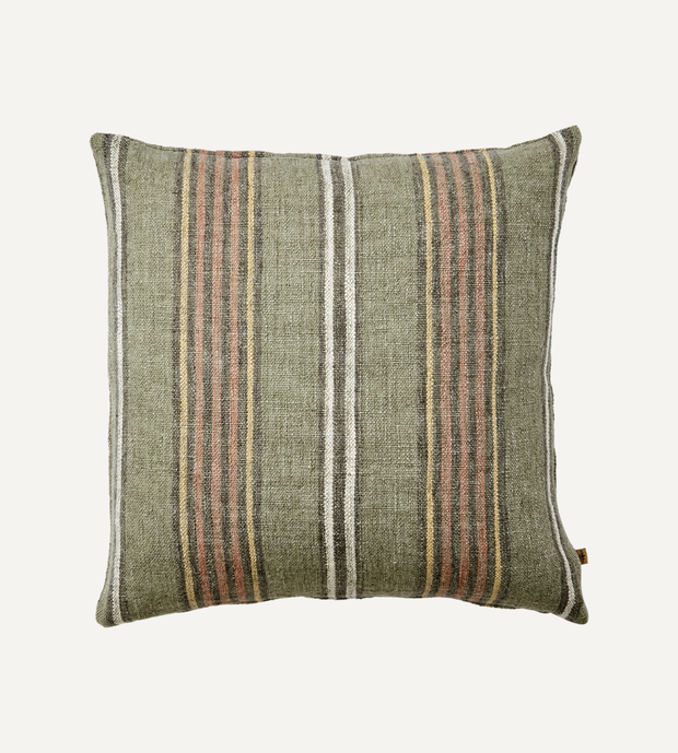 HILDA Randigt kuddfodral, flerfärgad 50x50