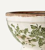 VICTORIA Kruka M, Vit/grön