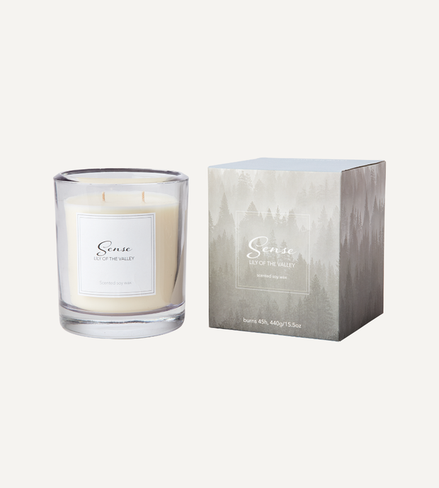 SENSE Doftljus Lily of the valley, Vit