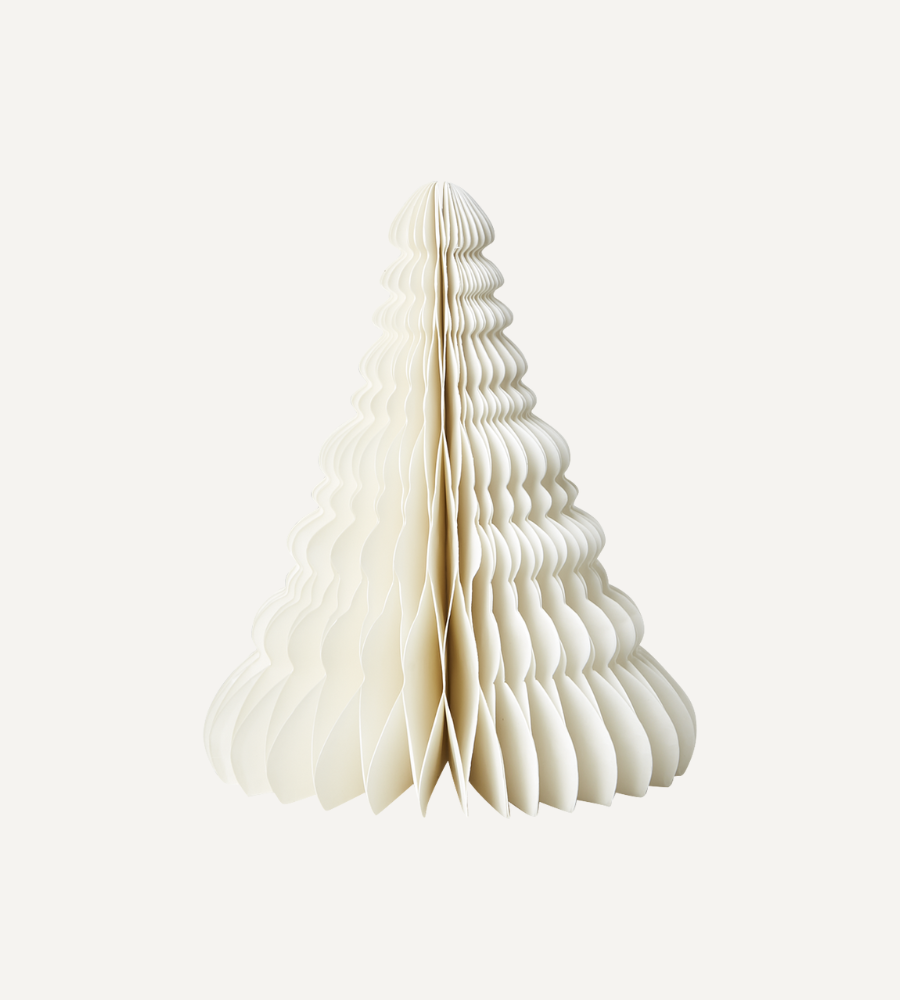 UNI Prydnadsgran L, Vit Ø16xH20 cm