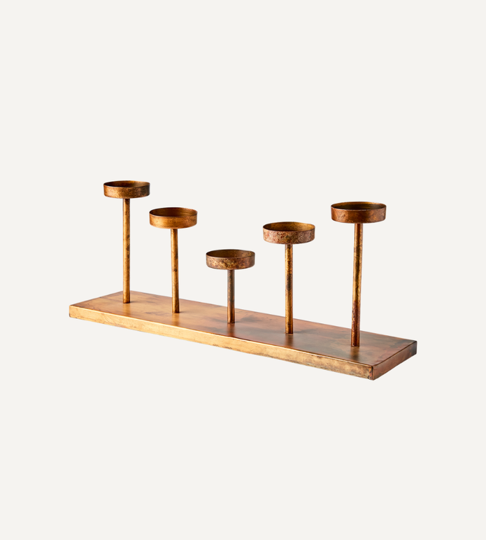 THOMAS Värmeljushållare, Mässingsfärgad