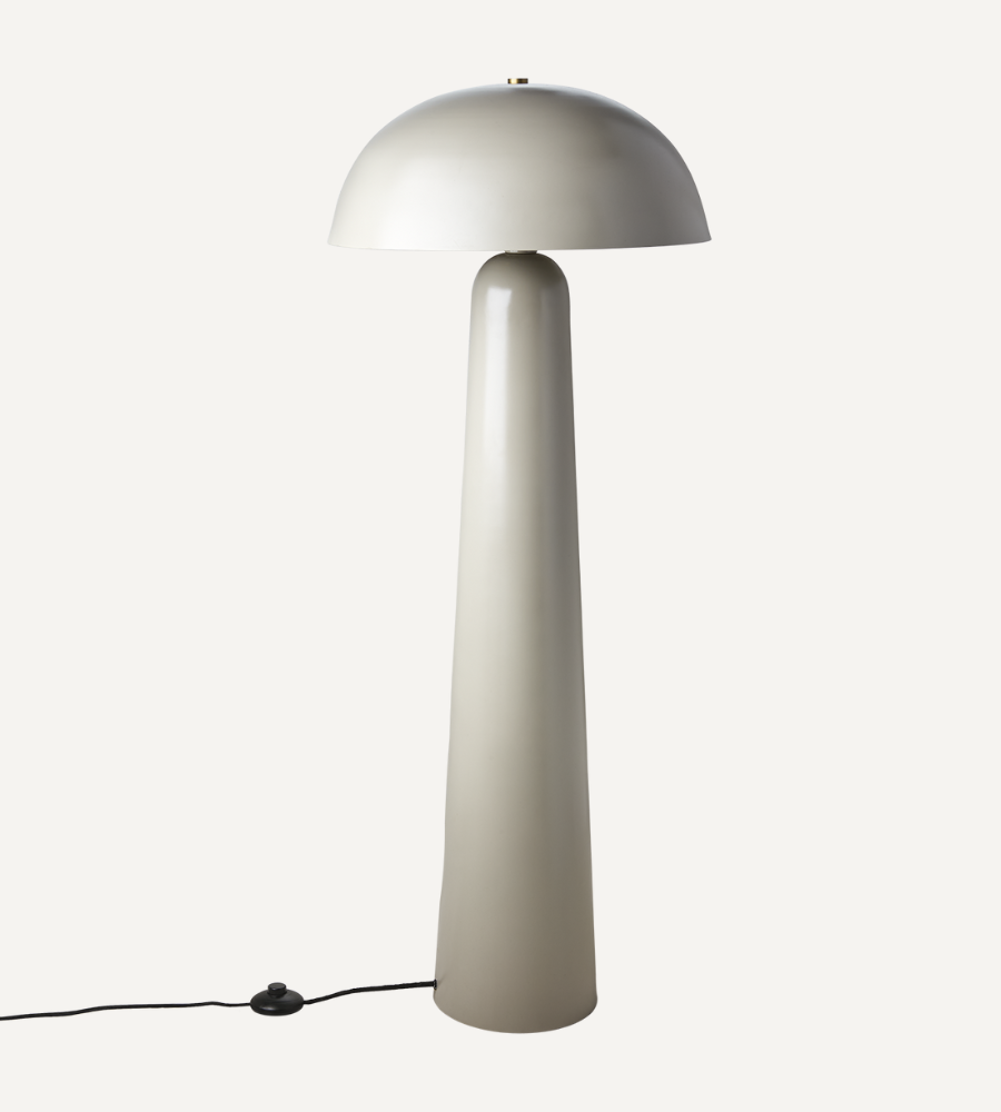 FUNGI Stor golvlampa, Beige