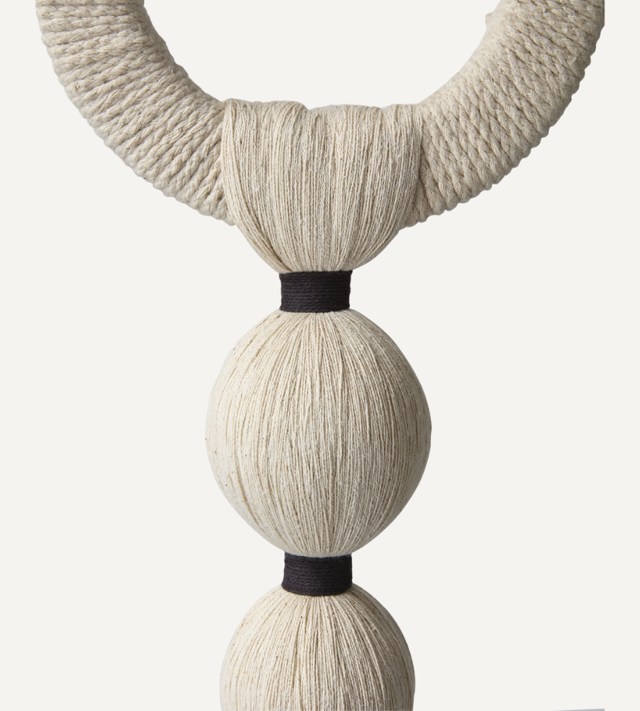 MILLA Väggdekoration, Vit/brun