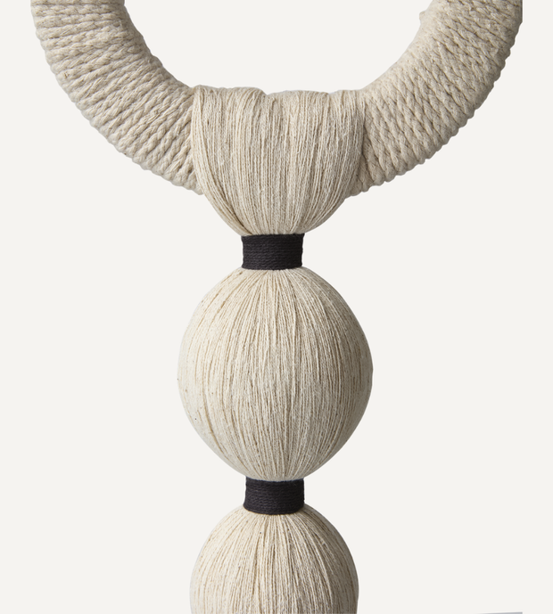 MILLA Väggdekoration, Vit/brun