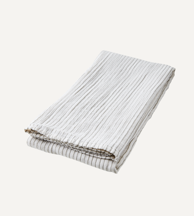 ELSA Bordsduk, Elfenben/olivgrön 220x130