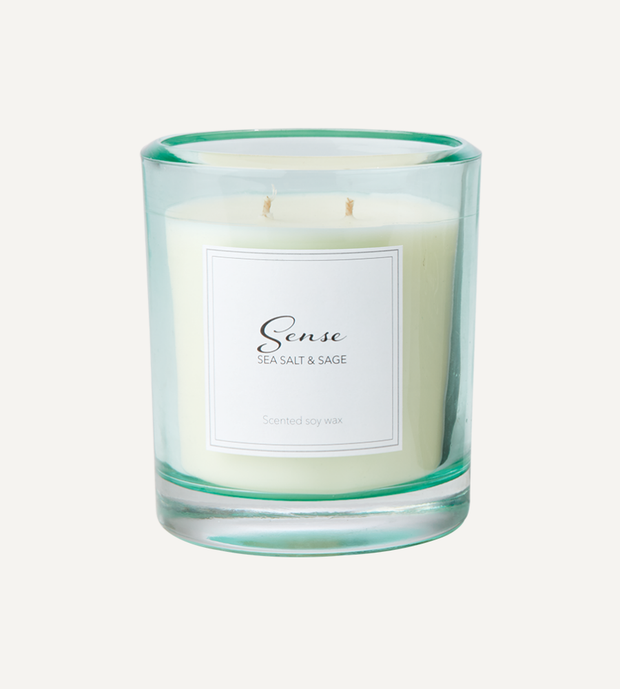 SENSE Doftljus Sea salt & sage, Turkos