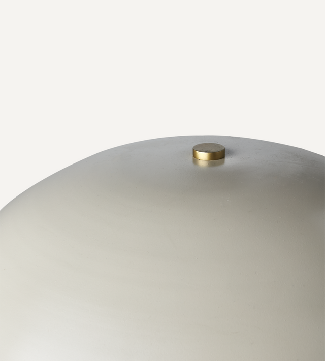 FUNGI Stor golvlampa, Beige