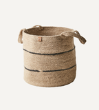 COLLECT Korg, set om 2, Natur/svart