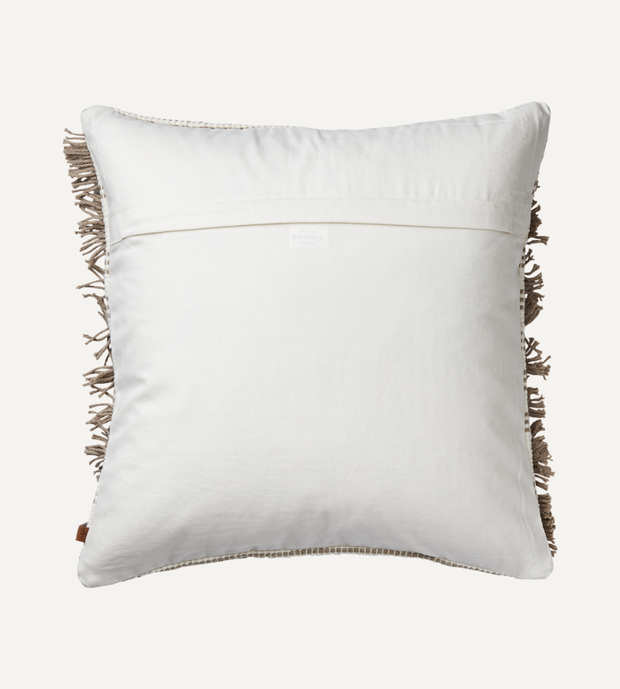 MINNA Kuddfodral, Vit/natur 50x50