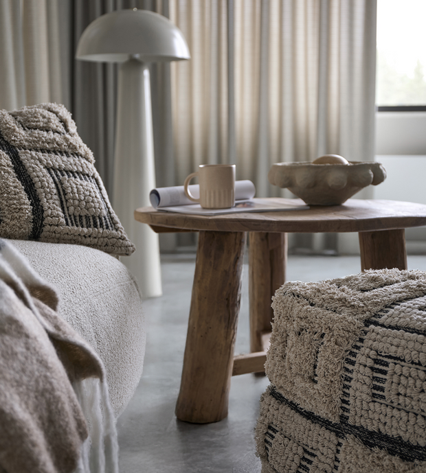 FUNGI Stor golvlampa, Vit