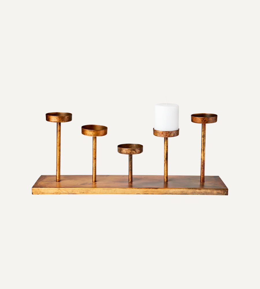 THOMAS Värmeljushållare, Mässingsfärgad