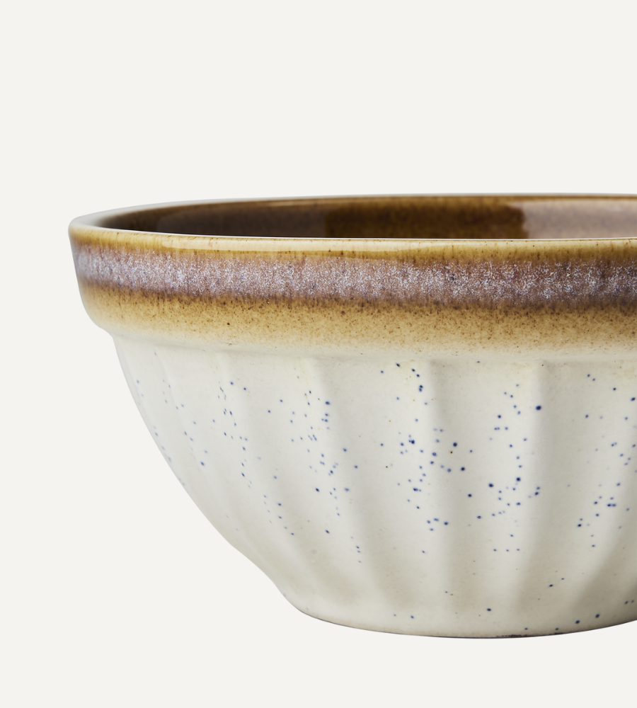 COSTA Skål L, Elfenben/senapsgul