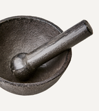 FREJ Mortel dekoration L, Brun/svart