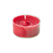 COLOURED TEALIGHTS Värmeljus, 20-pack, Djupröd