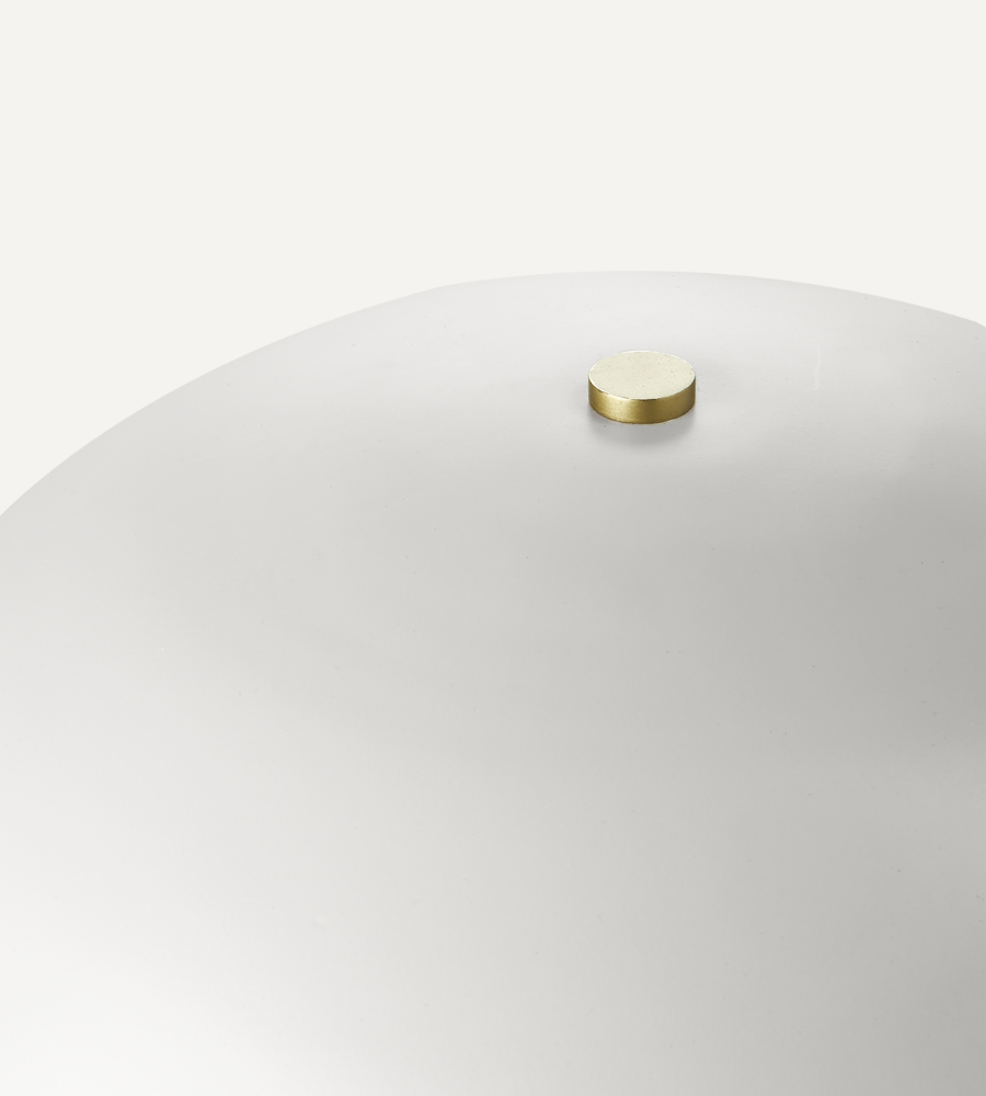 FUNGI Stor golvlampa, Vit