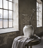 ELSA Bordsduk, Elfenben/olivgrön 220x130