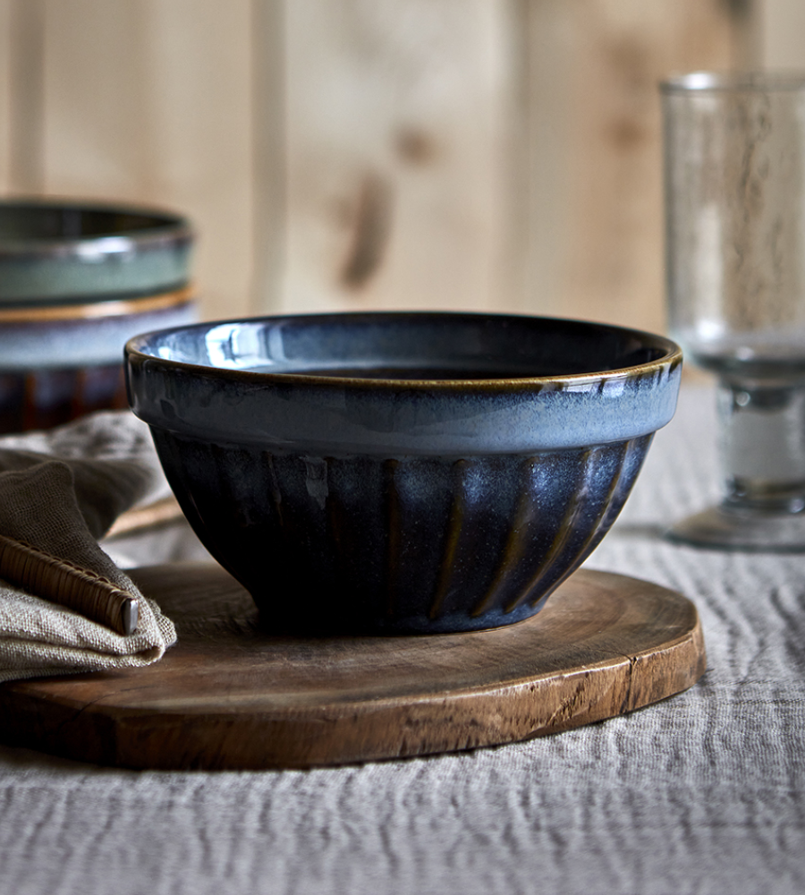 COSTA Skål L, Blå/flerfärgad