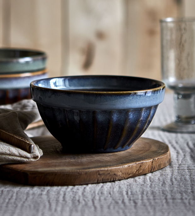 COSTA Skål L, Blå/flerfärgad