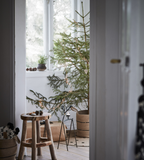 COLLECT Korg, set om 2, Natur/svart