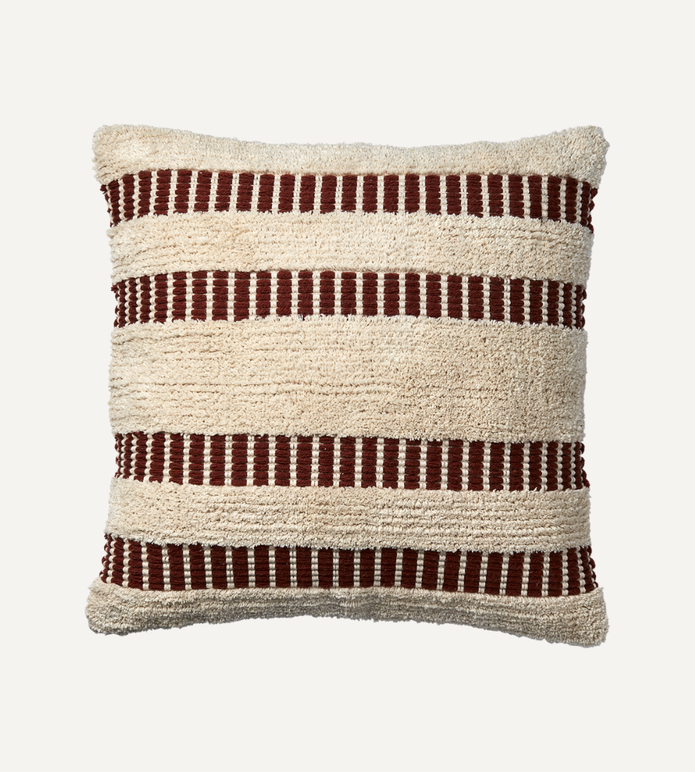 ANNA Kuddfodral, Elfenben/rost L50xW50