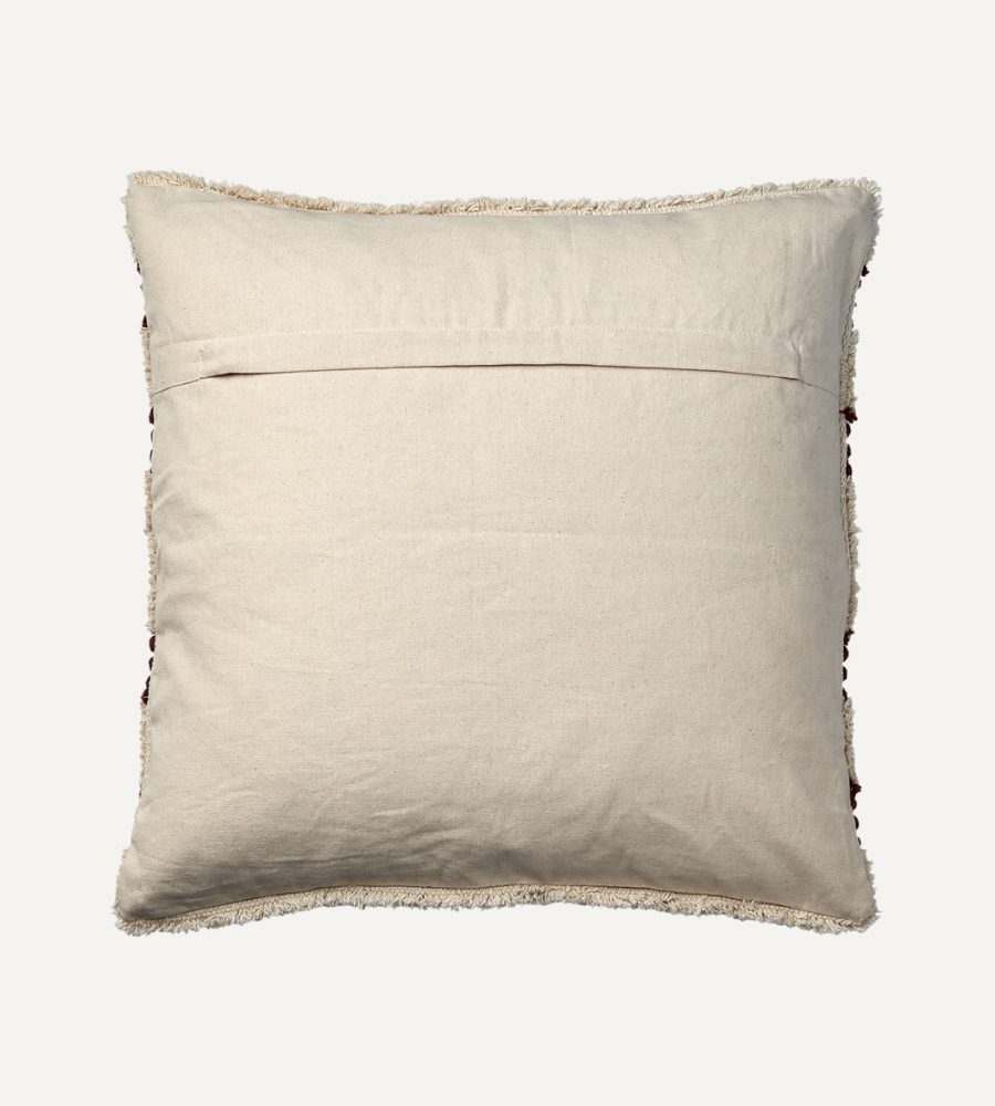 ANNA Kuddfodral, Elfenben/rost L50xW50