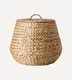 COLLECT Korg med lock, set om 2, Natur