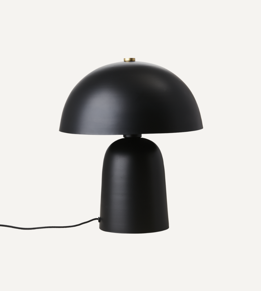 FUNGI Bordslampa M, Svart