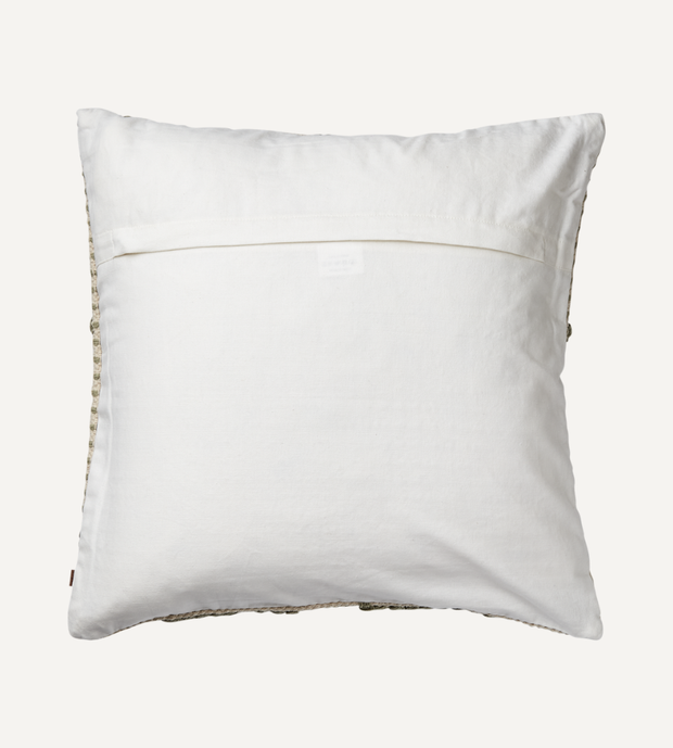 MINNA Kuddfodral, Grön/elfenben 50x50