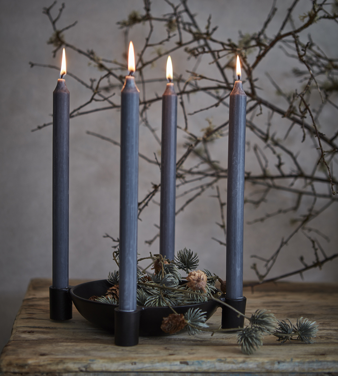 CARTER Adventsljusstake, Svart